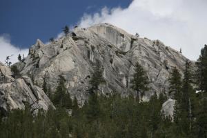 A granite dome of the Castle Crags rises above the PCT. 756085 copy (Custom)