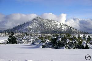 Spring Hill in winter. Cascades, Black Butte - Jan2008 031 copy (Custom)