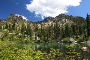 The Grey Rocks and Cerulean Lake.