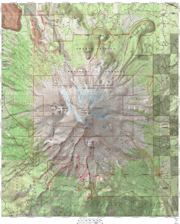 Mount Shasta Trail Map
