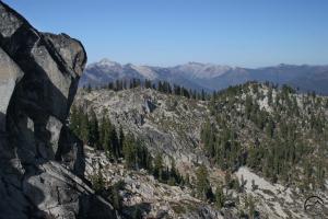The Trinity Alps from just below the summit of Monument Peak. 355104 (Custom)