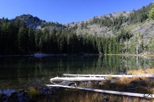 Lower South Fork Lake. Trinity Alps, South Fork Lakes - Oct2013 032 copy (Custom)
