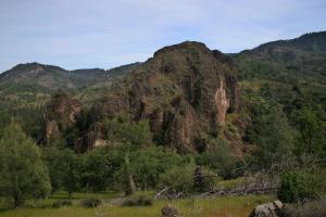The Black Rock, on the edge of the Ishi Wilderness
