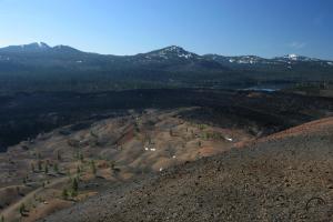 Looking east towards the high peaks of the Caribou Wilderness