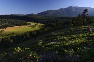 Mount Eddy towers above the surrounding landscape.