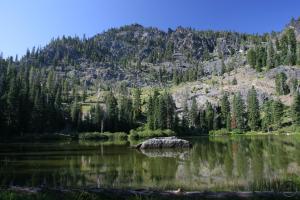 Block Rock Mountain and Black Rock Lake.